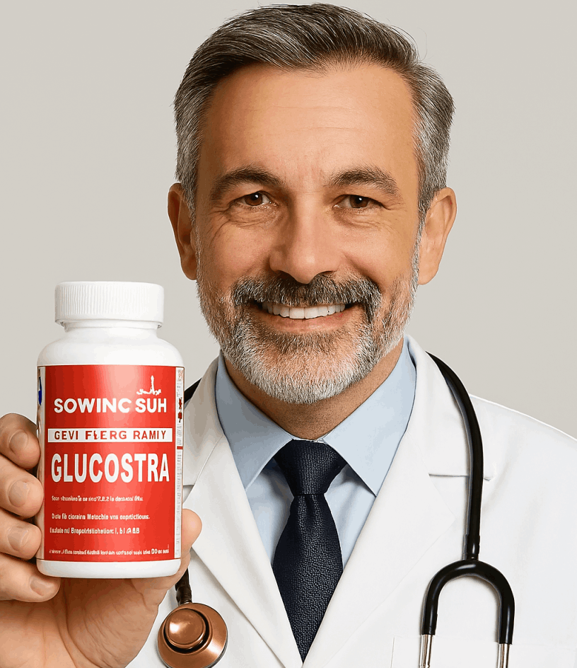 Image of a doctor recommending Glucostra
